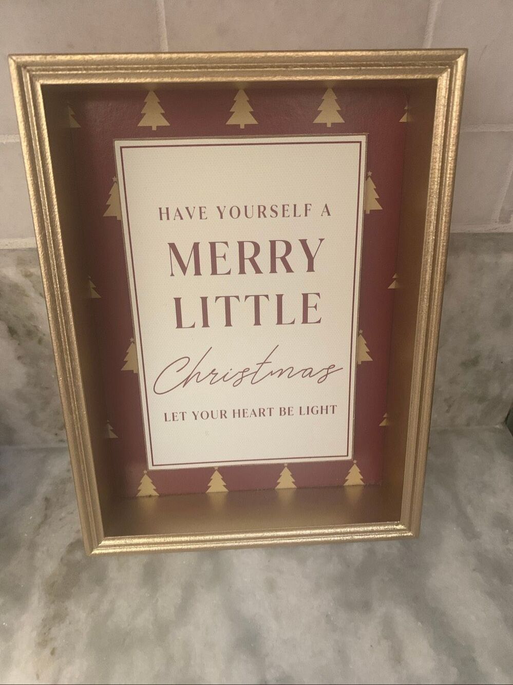 Christmas Shadow Box #Merry Christmas